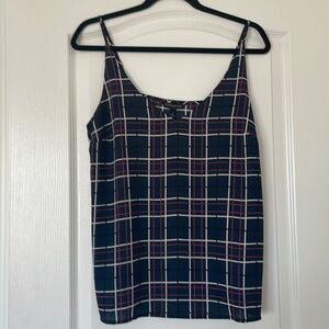 Banana Republic Plaid Tank Top. NWT